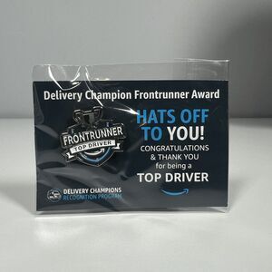 Amazon Pin FRONTRUNNER Top Driver Delivery Champion Pin NEW! Rare